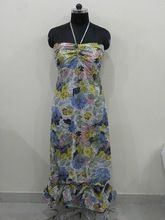 Rayon tie dye umbrella dress