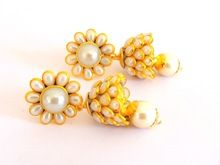 South indian pachi jhumka earring