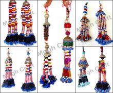 tribal beaded tassels