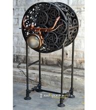 Iron Recycled cycle Style Bar Cabinet