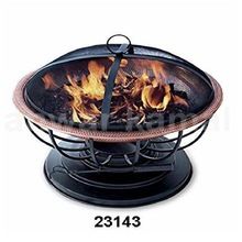Bowl Fire Pit Iron Black Stand