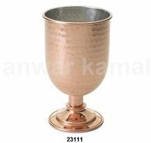 Hammered Copper Goblet