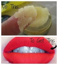 organic sugar lip scrub
