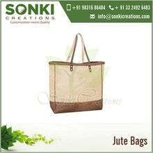 Plain Colorful Jute Tote Bags