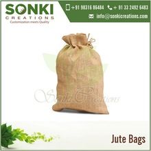 Unlaminated Foldable Jute Gift Bag