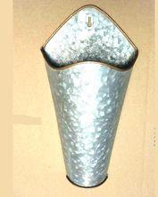 Galvanized Metal Wall Hanging Flower Pot