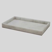 White Marble Rectangular Tray