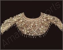 high fashion beaded Neckpiece