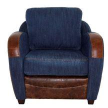 Denim Leather Sofa