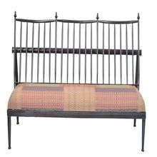 Iron Canvas Bench 02 Seater