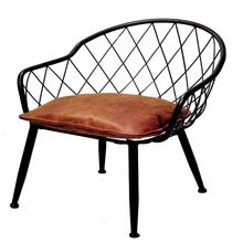 Iron Leather Mess Chair