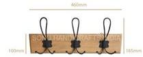 IRON WOODEN WALL RACK