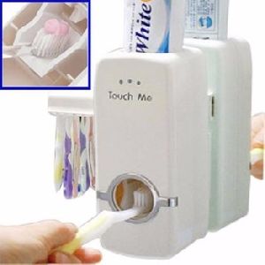 Automatic Toothbrush Holder Toothpaste Dispenser