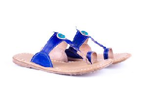 Traditional Blue Ladies Slippers