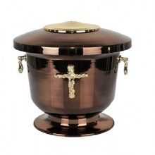 Brown Cross Funeral Urns