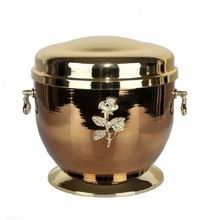 Rose Golden Large Funeral Urns