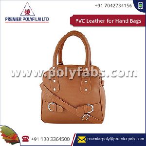 PVC Sponge Soft Leather for Handbag