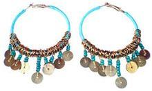 Beaded Hoop Earrings