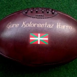 leather rugby ball