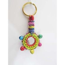 Double Sided Mirror Beautiful Key Chain Tassel