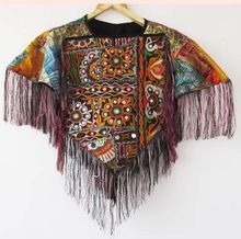 Embroidered Indian Banjara poncho