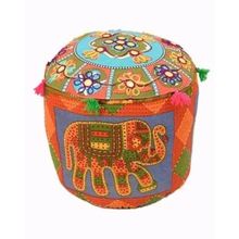 embroidery ethnic handmade banjara pouf ottoman