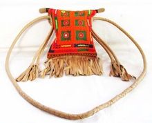 Leather Fringe Multicolor Cross Sling Bag