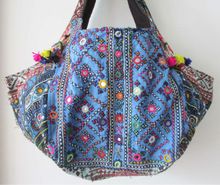 Mirror Embroidery Handmade Tote Bag