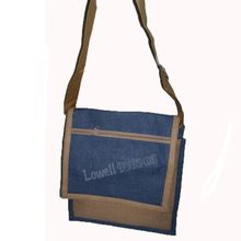 jute conference shoulder bag