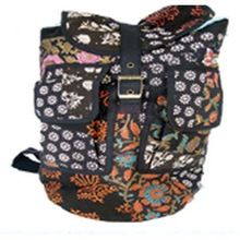 jute fabric backpack