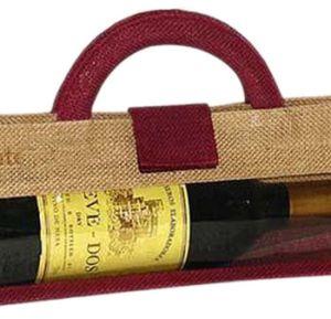 JUTE WINE GIFT HAMPER BAG