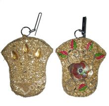 POTSHAPE EMBROIDERY ETHNIC MOBILE HOLDER BAG