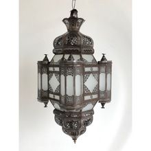 Antique brass finish hanging lanterns