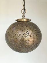 Brass moroccan hanging lanterns