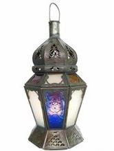 Moroccan style candle lamp