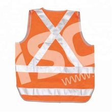 Polyester Fabric Cross Reflective Vest