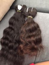 light brown color human hair