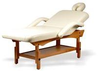 Facial Cum Massage Bed with detachable armrests