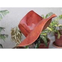 Smooth Western Leather Cowboy Hat