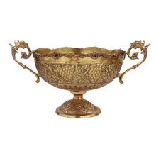 Brass Antique Round Fruit Bowl