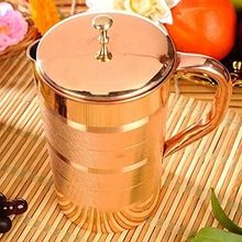 Copper Pitcher with Lid