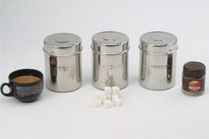 Tea, Sugar, Coffee Canister