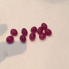 Natural Unheated Untreated Ruby Cabochons