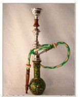 Brass hookah shisha