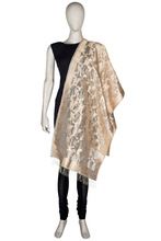 Beige Silk Stole