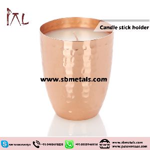 Copper Candle Holder