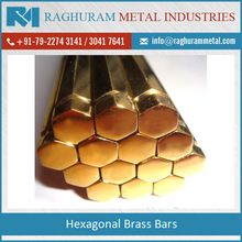 hexagonal brass bar