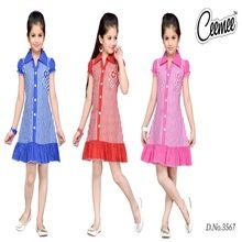 Girls Collar Frocks