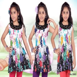 printed fabric cotton kurti