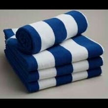 Printed cotton bath towels